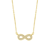 COLLAR INFINITO LOTUS SILVER TRENDY LP1859-1/2 PLATA, CHICA