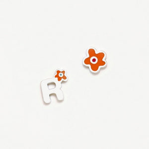 Pendientes Plata Agatha Ruiz Niña Comunión Abecedario 005ABC-R