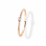Anillo Aurum Durán Exquse Chica Oro Rosa 18K y Diamante