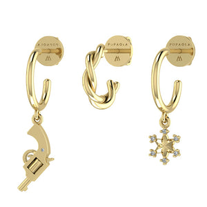 Pendientes Plata Chica Pdpaola. Referencia:BU01-003-U
