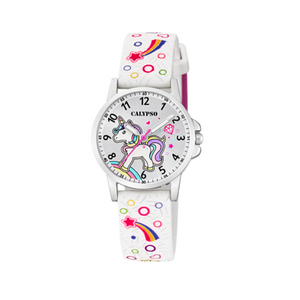 Reloj Calypso Niña Unicornios Correa Caucho K5776/4